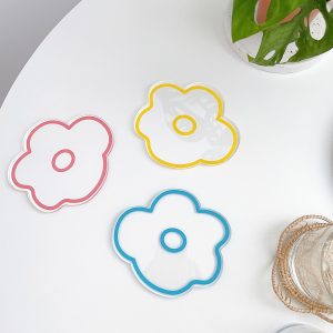 Flower Acrylic Coaster