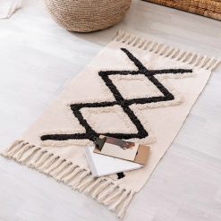 Nordic Cotton Linen Floor Mat