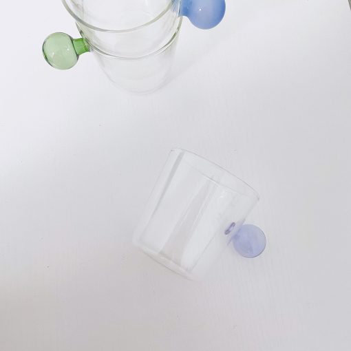 Esfera Aesthetic Glass Mug w/ Ball Handle